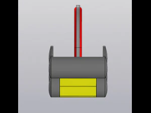 Small Planter Holder for small things Rainbow and thunder clouds 3D Print Model