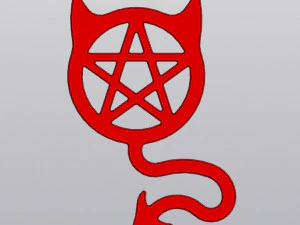 Keychains Imp Set 5 models 3D Print Model