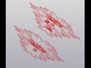 Set 2 models Wall decor Welcome and Welcome to hell 3D Print Model