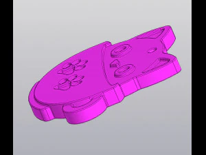 Set 2 models Cup coaster and Keychain Cat in a cup 3D Print Model
