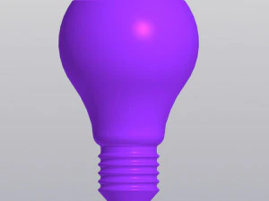 Vaso de decoração de parede pendurado com lâmpada para flores secas e artificiais Modelo de Impressão 3D