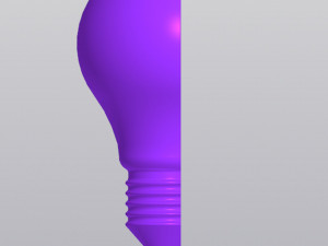 Lightbulb Hanging Wall decor Vase for dried and artificial flowers 3D 프린트 모델