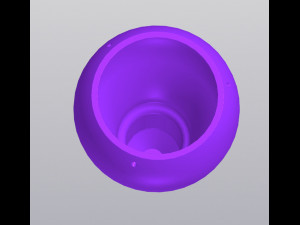Lightbulb Hanging Planter Vase Model Cetak 3D
