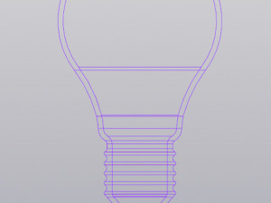 Lightbulb Hanging Planter Vase Model Cetak 3D