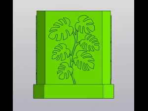 Penanam tanaman Monstera Model Cetak 3D