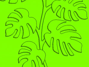 Monstera plant Planter 3D Print Model