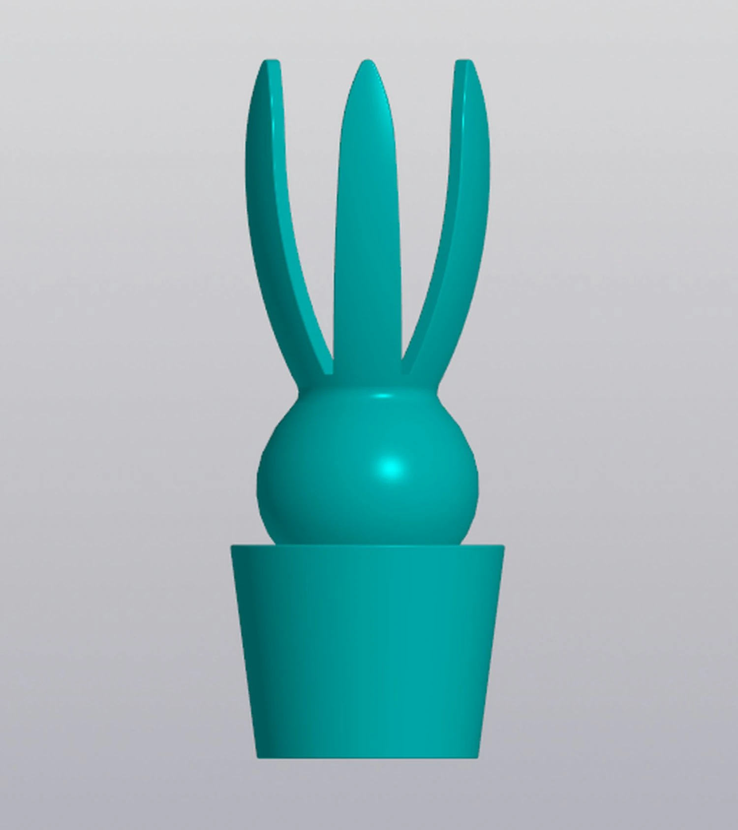 Hyacinthus Vase 3D Print Model .c4d .max .obj .3ds .fbx .stl .blend
