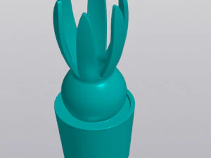 Hyacinthus Vase 3D Print Model