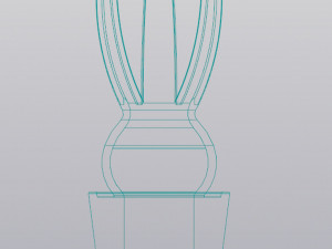 Hyacinthus Vase 3Dプリントモデル