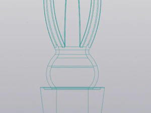 Hyacinthus Vase 3D Print Model