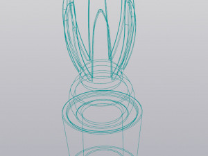 Hyacinthus Vase 3Dプリントモデル