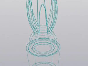 Hyacinthus Vase 3D Print Model