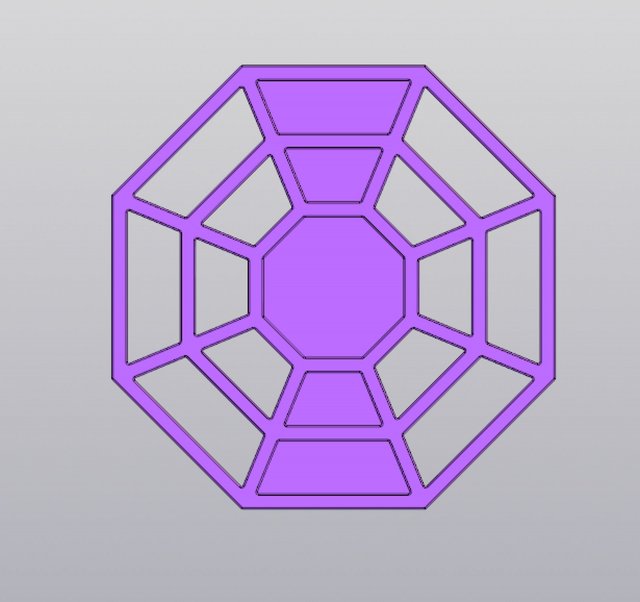 Octagon Decorative Vase Modelo de Impressão 3D .c4d .max .obj .3ds .fbx .stl .blend 