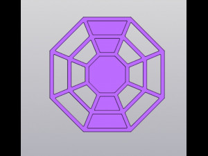 Octagon Decorative Vase 3D प्रिंट मॉडल