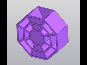 Octagon Decorative Vase Modelo de Impressão 3D