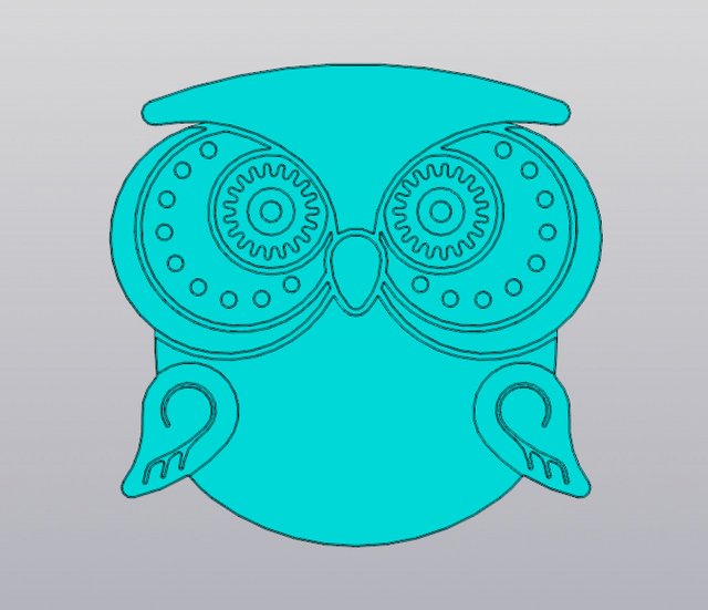 Owl Cup coaster 3Dプリントモデル .c4d .max .obj .3ds .fbx .stl .blend 