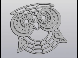 Декор стін Сова 3D Принт Модель