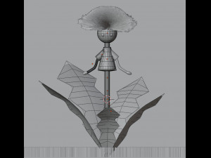 Dandelion Blender character mesh 3D Model