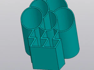 Organizador de nuvem de trov&atilde;o Modelo de Impressão 3D