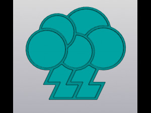 Thunder cloud Organizer 3D 프린트 모델