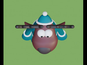 Deer Blender character mesh 3D-Modell