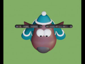 Deer Blender character mesh 3D Model