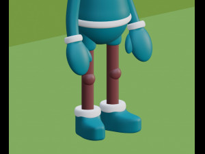 Deer Blender character mesh 3D-Modell