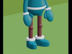 Deer Blender character mesh 3D Model