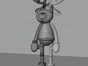 Deer Blender character mesh 3D-Modell
