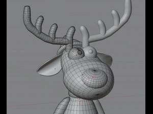 Deer Blender character mesh 3D-Modell