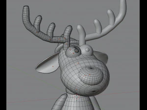 Deer Blender character mesh 3D Model