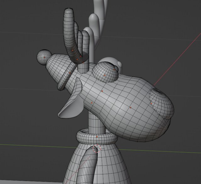 Deer Blender character mesh 3D Model in Fantasy 3DExport