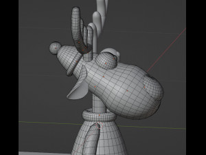 Deer Blender character mesh 3D-Modell