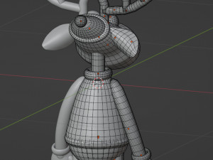 Deer Blender character mesh 3D-Modell