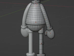 Deer Blender character mesh 3D Model