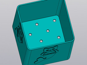 Mermaid cat Planter 3D Print Model