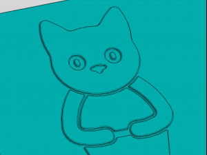 Mermaid cat Planter 3D Print Model