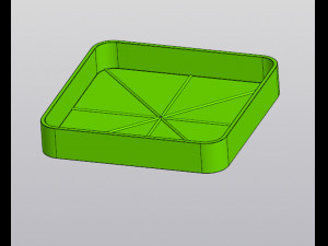 Monstera pattern planter Model do druku 3D