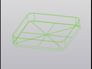 Monstera pattern planter Model do druku 3D