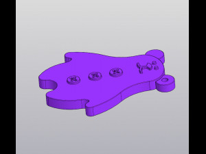 Bear Keychain 3D प्रिंट मॉडल