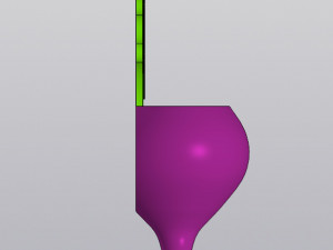 Radish Wall Hanging Vase for dried and artificial flowers Modèles 3D en vedette