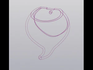 Radijs Wandvaas voor gedroogde en kunstbloemen 3D printmodel