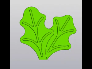 Radijs Wandvaas voor gedroogde en kunstbloemen 3D printmodel