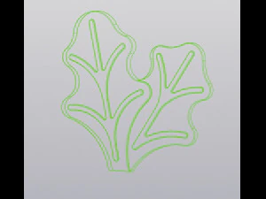 Radijs Wandvaas voor gedroogde en kunstbloemen 3D printmodel