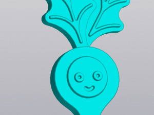 Radish Keychain Modelo de impresión 3D