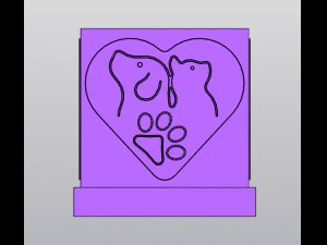 Fioriera per animali domestici Modello di stampa 3D