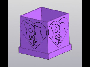 Pets Planter Model Cetak 3D
