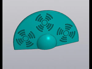 Vaso sospeso UFO per fiori secchi e artificiali Modello di stampa 3D