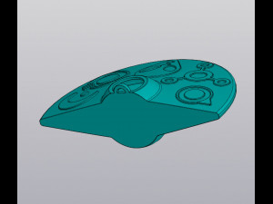 UFO Hanging Vase for dried and artificial flowers 3D Принт Модель
