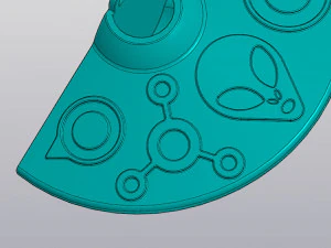 Vaso sospeso UFO per fiori secchi e artificiali Modello di stampa 3D